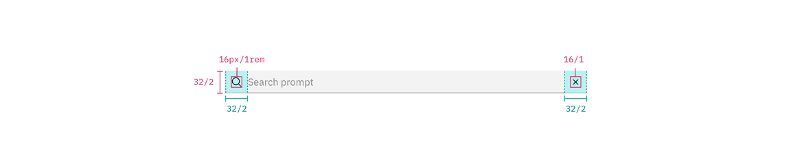 Structure and spacing measurements for small search Structure and spacing measurements for small search